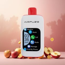 AirFuze Smart 30000 Puffs Norge Engros Vape til engangsbruk Triple Eple med 5% Nikotin, 900mAh Batteri & Type-C Lading