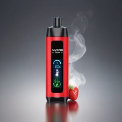 Aivono AIM FATPRO Norge Engros 22000 Puffs Vape Jordbær Punch – 28ml E-liquid, 0.6 ohm Mesh Coil, 600mAh, 0-5% Nikotin