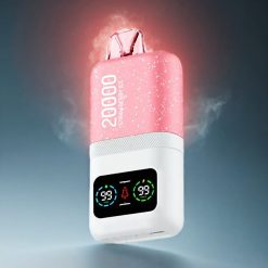 Aivono AIM MAGIC Norge engros 20000 Puffs Vape Jordbær Is med Type-C, LCD Skjerm, 26ml E-væske