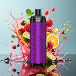 Al Fakher Crown Bar 8000 Crystal Norge Engros Engangs Vape Druemynte – 18ml e-Liquid, 5mg Nikotin, 8000 Puff, USB-C Lading, 600mAh Batteri
