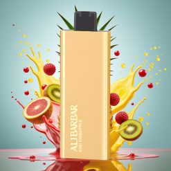 Alibarbar Pandora 7000 Puffs Engangs Vape Norge Engros – Kiwi Ananas – 17 ml E-væske, 1.0 Ohm, 18 Smaker