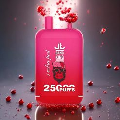 Bang King 25000 Puffs Norge Engros Engangs vape Cherry Bomb (46ml, 650mAh, Type-C, Dual Pod)