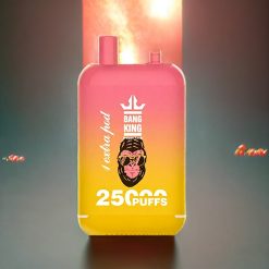 Bang King 25000 Puffs Norge Engros Engangs vape Fersken Mango 46ml 650 mAh Type-C Dual Pod System