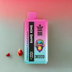 Bang King 30000 Puffs Norge Engros Engangs vape Jordbær Vannmelon Kiwi Pasjonsfrukt Guava 36ml 550mAh Type-C