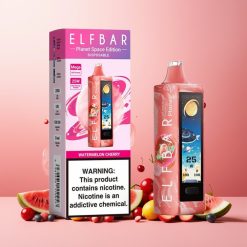 Elf Bar Planet 25000 Puffs Vape til engangsbruk Vannmelon/Kirsebær Norge Engros – 5% Nikotin, 18ml, 800mAh Laderbar