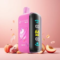 ELF BAR RAYA D3 25000 Puffs Norge Engros Vape til engangsbruk Fersken Is 23ml 5% Nikotin Type-C Oppladbar