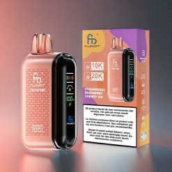Fumot Tornado 20000 Puffs Norge engros – Jordbær Bringebær Kirsebær Is med Dual Mesh Coil, 20ml E-liquid og 850mAh Batteri