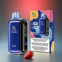 Fumot Tornado 20000 Puffs Norge Engros – Jordbær og Vannmelon med Dual Mesh Coil, 20ml E-liquid, 850mAh Batteri, Smart Display & Airflow Control