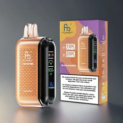 Fumot Tornado 20000 Puffs Norge Engros Vape Blåbær med Dual Mesh Coil, 20ml E-liquid og Smart Display