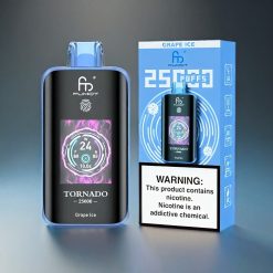 Fumot Tornado 25000 Puffs Norge Engros med HD Screen, 700mAh Batteri og 20ml Druelis Fylt Væske
