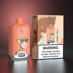 Fumot Tornado Digital Box 12000 Puffs Norge engros med 20ml E-Liquid og Type-C-lading - Kirsebær Cola