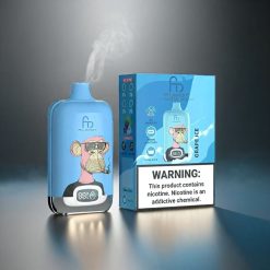 Fumot Tornado Digital Box 12000 Puffs Norge Engros Vape Drueis med 20ml E-Liquid, 550mAh Batteri og Type-C Lading