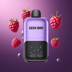 GEEKBAR 2GO Norge Engros 20mL Dual Tank 50000 Puffs Justerbar Smak/Kjølighet 5% Nikotinsalt Lades Batteri Vape til Engangsbruk Pen Drue & Bringebær