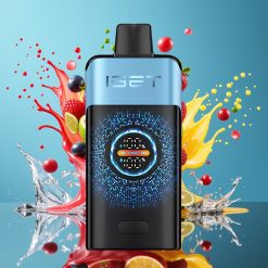 IGET ONE 12000 Puffs Norge Engros Engangs Vape Blå Monster – 2700 mAh Batteri, 0.6 Ohm Dual Mesh Coil, Stor Bøyd Fargeskjerm