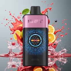 IGET ONE 12000 Puffs Norge Engros Engangs Vape Kirsebær Monster med 2700 mAh Batteri og Stor Bøyd Fargeskjerm