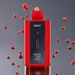 IJOY Captain 10000 Puffs Engangs Vape Norge Engros – Jordbær og Dragefrukt, 18ml E-væske, 650mAh Batteri, Type-C Lading, Justerbar Effekt
