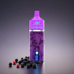 JNR Alien Pod 13000 Puffs Norge Engros med 850mAh Batteri, 20ml E-væske og Type-C Hurtiglading – Blandede Bær