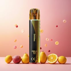 JNR Black&Golden 600+200 Puffs 2ml Norge Engros Vape til engangsbruk Skittles