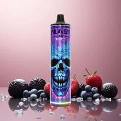 JNR Calavera 11000 Puffs Norge Engros Vape til engangsbruk Svart Is med Type-C lading, 850 mAh batteri, 21ml e-væske & 1.0ohm Mesh Coil