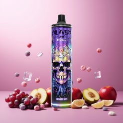 JNR Calavera Norge Engros 11000 Puffs Vape til engangsbruk Druer Is Type-C Lading, 850 mAh Batteri, 21ml E-Liquid, 1.0ohm Mesh Coil