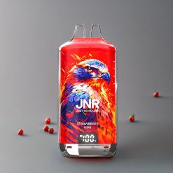 JNR Falcon X⁺ 28000 Norge Engros – 28000 Puffs, Synlig E-Væske Nivå, Toppfyll Design, Jordbær Kiwi, 2 10ml E-Væske Inkludert, 950mAh Batteri, Type-C Lading