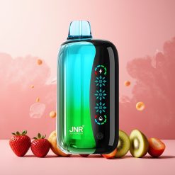 JNR Flex Ice Norge Engros 21000 Puffs Vape til engangsbruk Jordbær Kiwi med Justerbar Ice, 26ml E-væske, Tilpassbar Luftstrøm, Touch Skjerm