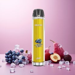 JNR Glod380 Norge Engros 6000 Puffs 13ml Blåbær På Is Vape til engangsbruk med 1500mAh Batteri og 1.0ohm Mesh Coil