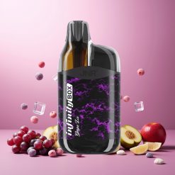 JNR Infinity Box Norge Engros 10700 Puffs 15ml Druer Is Vape til engangsbruk 2200mAh