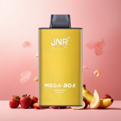 JNR Mega Box 25000 Puffs Norge Engros – Jordbær & Banan – 30ml E-liquid, 850mAh, Type-C Lading