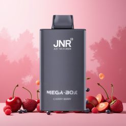 JNR Mega Box Norge Engros 25000 Puffs 30ml E-liquid 850mAh Dual Mesh Coil Type-C Cherry Berry Vape til engangsbruk