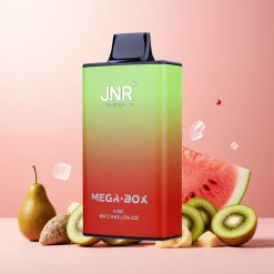 JNR Mega Box Norge Engros 25000 Puffs Vape til engangsbruk Kiwi Vannmelon Is med 30ml E-væske, 850mAh Batteri og Type-C Hurtiglading