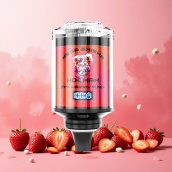 JNR Mega Shisha Hookah Norge Engros 100K Puffs 60ml Type-C Ladning Justerbar Luftstrøm Jordbærsmak