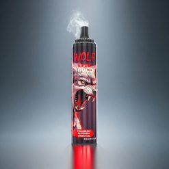 JNR Wolf 10000 Puffs Norge Engros med Jordbær Bringebær Kirsebær Is – 1.0 Ohm Mesh Coil, 650mAh, 20ml, Type-C ladning