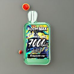 LIO BOOM MAX 7000 Puffs Norge Engros Engangs vape Jordbær Kiwi 15ml 650mAh Type-C