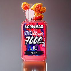 LIO BOOM MAX 7000 Puffs Norge Engros Engangs vape Peach 15ml 650mAh Type-C