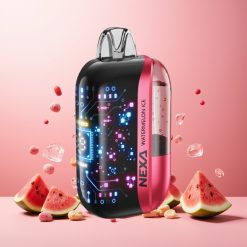 NEXA Ultra 50K Norge Engros Vape til engangsbruk 50000 Puffs 20ml 5% Nikotin Vannmelon Is med 3D Curved Skjerm og Type-C Lading