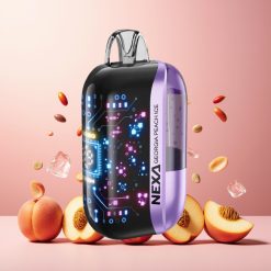 NEXA Ultra 50K Norge Engros Vape til engangsbruk Georgia Peach Is 20ml 50000 Puffs 5% Nikotin 3D Skjerm