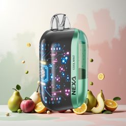 NEXA Ultra 50K Norge Engros Vape til engangsbruk Kjølig Mynte – 20ml, 800mAh, 5% Nikotin, Type-C-lading, 3D-buet skjerm