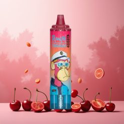 RandM Fumot Tornado 15000 Puffs Norge Engros Vape til engangsbruk 25ml 850mAh Type-C LCD Mesh Coil Kirsebær