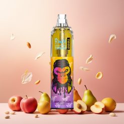 RandM Fumot Tornado 7000 Norge Engros – 14ML E-liquid, 850MAH, Mesh Coil, Type-C, RGB – Eple Fersken Pære