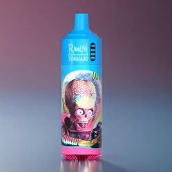 RandM Tornado 9000 Puffs Norge Engros Vape med Blåbær Sur Bringebær – 850 mAh, 18 mL, Mesh Coil, RGB Display