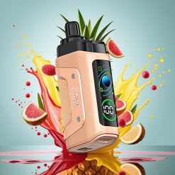 Razz Bar 45000 Puffs Norge Engros Engangs Vape Ananas Kokos med Justerbar Luftstrøm, 1.0 Ohm Mesh Coil og Type-C Lading