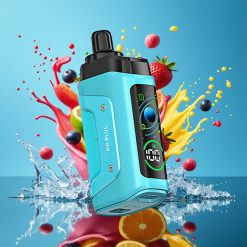 Razz Bar 45000 Puffs Norge Engros Engangs Vape Mr Blå med 1.0 Ohm Mesh Coil, Justerbar Luftstrøm og Type-C Lading