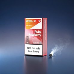 RELX Pod Pro 2 Norge Engros – 600 puffs, 1.9ml, Nikotin 3%/5%, 2/3 pods/pakke, 3 spenningsmoduser (Eco 5.5W, Smooth 6.5W, Boost 8W), Blå Bringebær