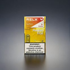 RELX Pod Pro 2 Norge Engros – 600 puffs, 1.9ml, Nikotinnivå 3% & 5%, 2/3 pods/pakke, 3 spenningsjusteringer (Eco/Smooth/Boost) – Pasjonsfrukt