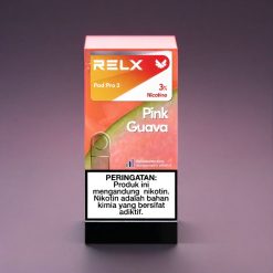 RELX Pod Pro 2 Norge Engros – Pink Guava – 1.9ml – 600 puffs – 3%/5% Nikotin – 2/3 pods/pack – 3 Spenningsjusteringer
