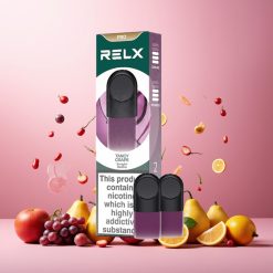 RELX Pod Pro Norge Engros – 1.8% Nikotin, 1.9 ml Flaske, Søtsur Drue – Utmerket Smak & Ultra Myk Opplevelse