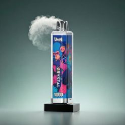 UWIN Crystal 10000 Puffs Norge Engros – Miami Mynte, 18ml, 650mAh, Type-C, RGB-lys