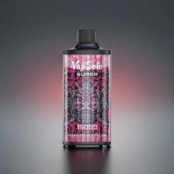 Vapsolo Super 15000 Puffs Norge Engros Vape Bringebær Vannmelon 40ml 850mAh Type-C 20mg/50mg