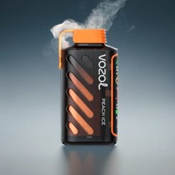 VOZOL Gear Power 20000 Puffs Norge engros – Full Screen Display, Dual Mesh Coil, 20mL, Fersken Is